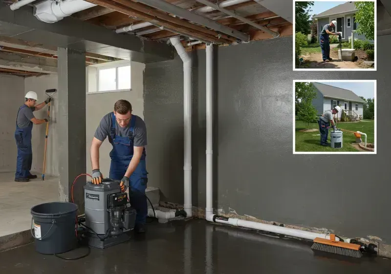 Basement Waterproofing and Flood Prevention process in De Baca County, NM